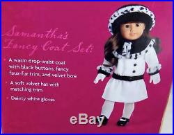 NEW American Girl Samantha Doll Gift Set Exclusive Retired Holiday Outfits NRFB