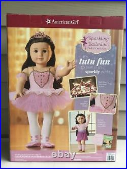 NEW American Girl Sparkling Ballerina Doll & Outfit Set Black Hair NISB COSTCO
