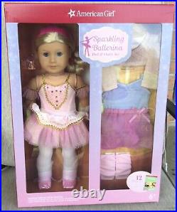 NEW American Girl Sparkling Ballerina Doll & Outfit Set Blonde New in Box