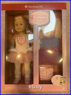 NEW American Girl Sparkling Ballerina Doll and Outfit Gift Set Blonde Hair