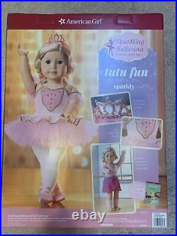 NEW American Girl Sparkling Ballerina Doll and Outfit Gift Set Blonde Hair