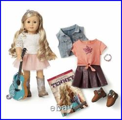NEW IN BOX TENNEY BUNDLE American Girl Doll SPOTLIGHT OUTFIT GUITAR ACCESSORIES