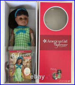 NEW in Box American Girl 18 MELODY Doll with Book Outfit Dark Skin Black Hair