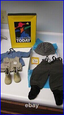 NIB 2001 American Girl Doll Fly Fishing Outfit, Retired 2002