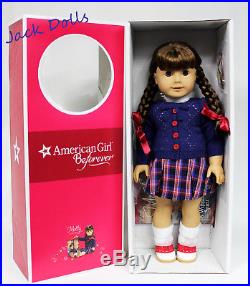 NIB American Girl Beforever Molly Doll in Box with Meet Outfit Glasses Book NEW
