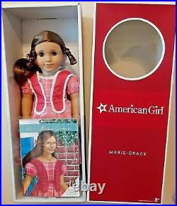 NIB American Girl DOLL MARIE-GRACE withMEET OUTFIT, BOOK, Wrist Tag