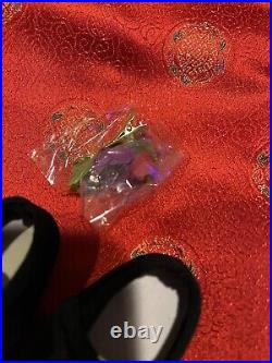 NIB American Girl Ivy New Year's Dress Shoes Earrings Barrette Outfit Retired