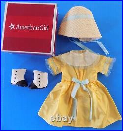 NIB RARE Cecile American Girl Doll Summer Outfit w Dress Hat Boots Box NEW MINT