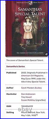 NWOB! AMERICAN GIRL Doll Samantha's Complete Talent Show Dress-Retired