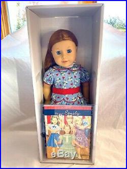 NWT American Girl Emily Doll & Accessories Outfit Dress Book Box Retired Rare AG