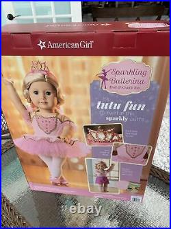 New American Girl 18 Blonde Hair Sparkling Ballerina Doll & Outfit Set 12 Piece