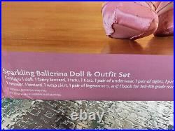 New American Girl 18 Blonde Hair Sparkling Ballerina Doll & Outfit Set 12 Piece