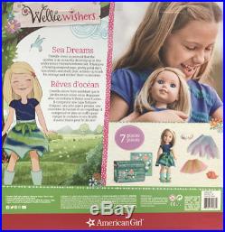 New American Girl 7 pc Wellie Wishers Camille Doll Outfit & Costume Blue Eyes