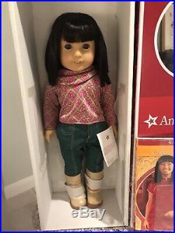 New American Girl Doll Ivy wearing adorable outfit Retired NIB 18 boots
