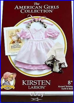 New American Girl Kirsten Birthday Outfit Collection CompleteDressBootsBook