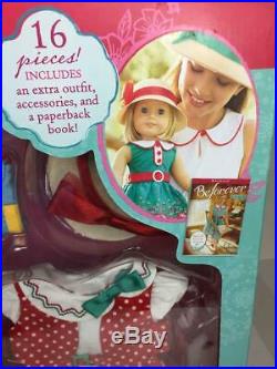 New American Girl Kit DollReporter OutfitAccessoriesDeluxe Gift Box SetHat