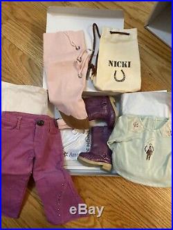 New American Girl Nicki Retired Doll of the Year 2007 NRFB + Ranch Outfit
