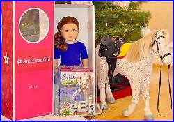 New! Saige American Girl Doll of the Year with her Horse, her Dog and outfits