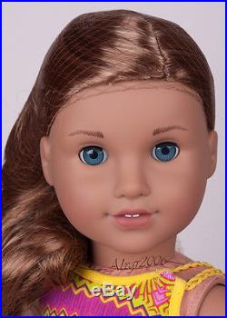 OOAK Gorgeous American Girl Doll Lea Custom with JLY blue eyes box outfit