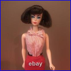 Ooak American Girl Brunette In Vintage Busy Gal Outfit