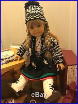 Original Kirsten American Girl Doll -Plus Trunk, Table & Chair, 3 Outfits, Books