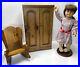 Original Samantha American Girl Doll Chest, Clothes And Rocking Chair Lot