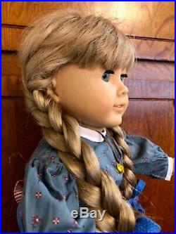 PLEASANT COMPANY American Girl 18 KIRSTEN Doll in MEET OUTFIT Pre-Mattel