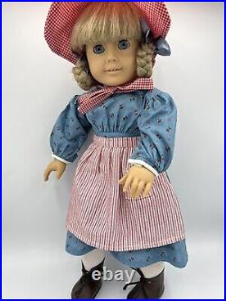 PM American Girl Doll Kirsten Pleasant Company Retired Vtg + Meet Outfit Read