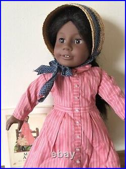 Pleasant Co. American Girl Doll Addy Walker With Meet Outfit Bonnet Book Pamphlet