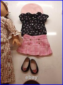 Pleasant Co American Girl Doll Felicity 1993 Meet Dress books 1 2 France Outfit