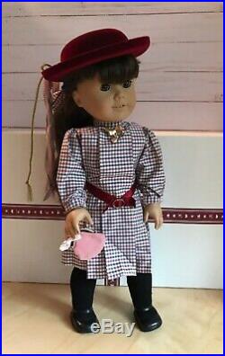 Pleasant Co American Girl Samantha Doll 18 with Meet Outfit and Accessories