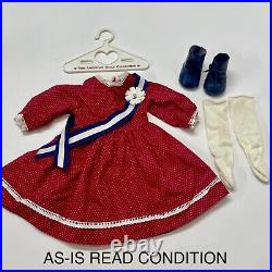 Pleasant Company Addy Walker Patriotic Dress 1995 Retired AS-IS READ Condition