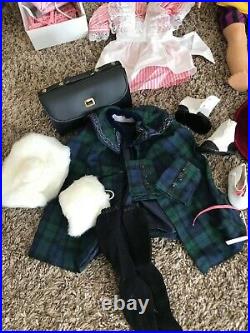 Pleasant Company American Girl 18 1990 Samantha Parkington Doll with outfits lot
