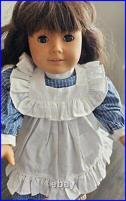 Pleasant Company American Girl 18 Doll Samantha Brown Hair Eyes Tan Body outfit