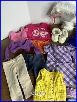 Pleasant Company American Girl Blonde Doll Huge Lot Rare Outfits Accessories
