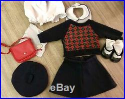 Pleasant Company American Girl Doll Molly WHITE BODY Meet Outfit Accessories 90