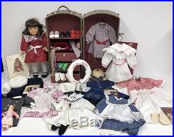 Pleasant Company American Girl Doll Samantha, 11 Outfits + Steamer Trunk-Original