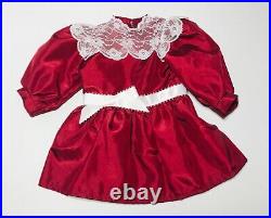 Pleasant Company American Girl Doll Samanthas Cranberry Party Dress Outfit NIB