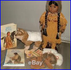 Pleasant Company American Girl KAYA NATIVE AMERICAN DOLL w OUTFITS ACCESSORIES