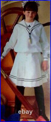Pleasant Company American Girl Samantha Middy Sailor Outfit Child Size 12 EUC
