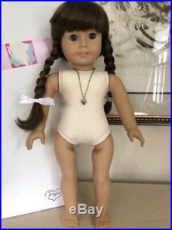 Pleasant Company American Girl White Body Molly Doll In Meet Outfit & Box