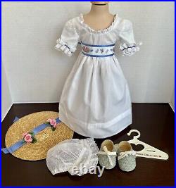 Pleasant Company Felicity? Summer Outfit Complete Cap Hat Shoes American Girl