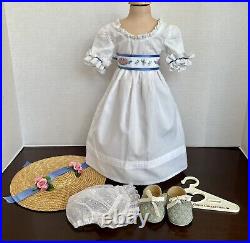 Pleasant Company Felicity? Summer Outfit Complete Cap Hat Shoes American Girl
