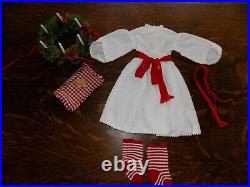Pleasant Company Kirsten American Girl St. Lucia Set Outfit Wreath Tray Xmas +++