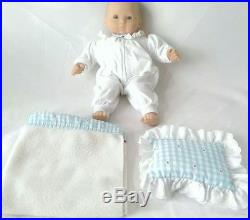 Pleasant Company Our New Baby Collection Doll Original Outfit Blanket Pillow