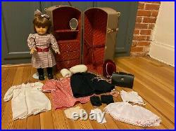 Pleasant Company Samantha Collection 18 Doll, Trunk, & Outfits -Display Only