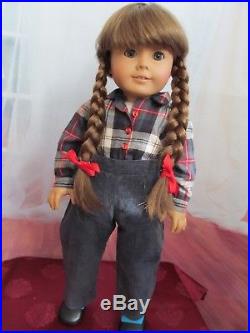 Pleasant Company White Body Molly doll in retired play outfit