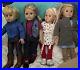 Pre owned 2 American Girl, 1 Our Generation 1 American Fashion, Lot Of Cloths