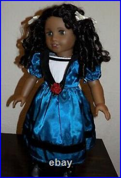 RARE American Girl Cecile African American Doll in Meet Outfit Beautiful