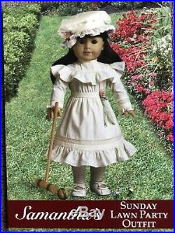 RARE American Girl Samantha Lawn Party Croquet Outfit Set NEW